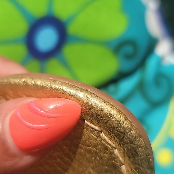 🥰Gold Tory Burch Miller sandals🥰 - Picture 12 of 13